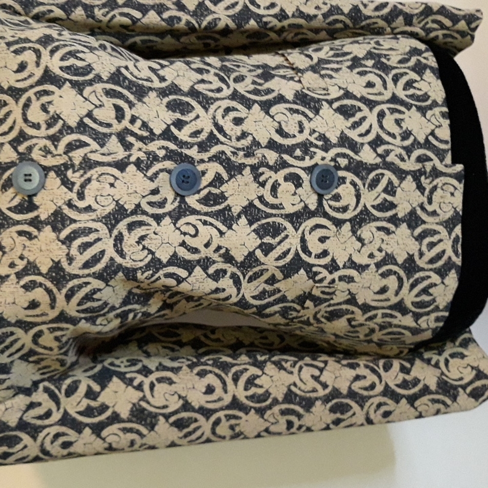 Rena Rowan /Tan/Black /Print Structured Blazer - image 4